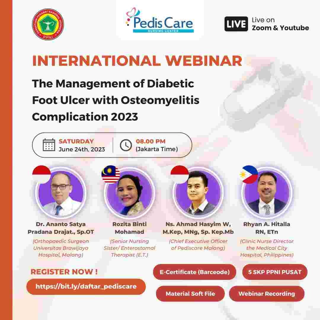 The management of diabetic foot ulcer with osteomyelitis complication 2023